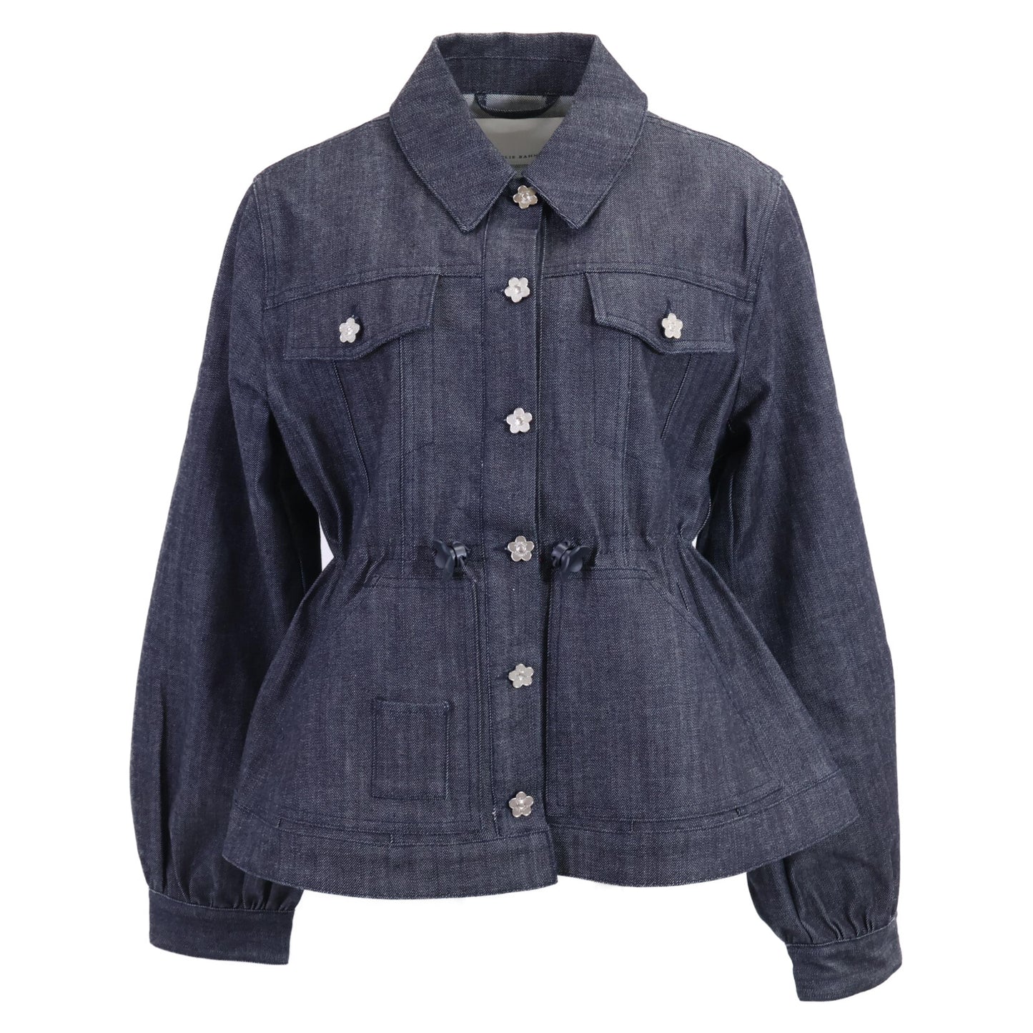Cecilie Bahnsen [Beautiful/26SS] 4.25RTW14006 CBCANDIDA DENIM JACKET Flower Button Denim Jacket