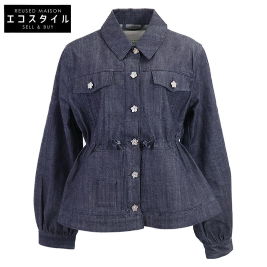 Cecilie Bahnsen セシリー バンセン 【美品/26SS】4.25RTW14006 CBCANDIDA DENIM JACKET フラワーボタン デニムジャケット ジャケット
