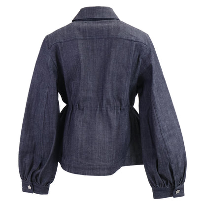 Cecilie Bahnsen [Beautiful/26SS] 4.25RTW14006 CBCANDIDA DENIM JACKET Flower Button Denim Jacket