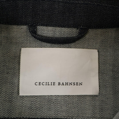 Cecilie Bahnsen [Beautiful/26SS] 4.25RTW14006 CBCANDIDA DENIM JACKET Flower Button Denim Jacket
