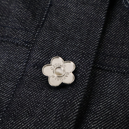 Cecilie Bahnsen [Beautiful/26SS] 4.25RTW14006 CBCANDIDA DENIM JACKET Flower Button Denim Jacket