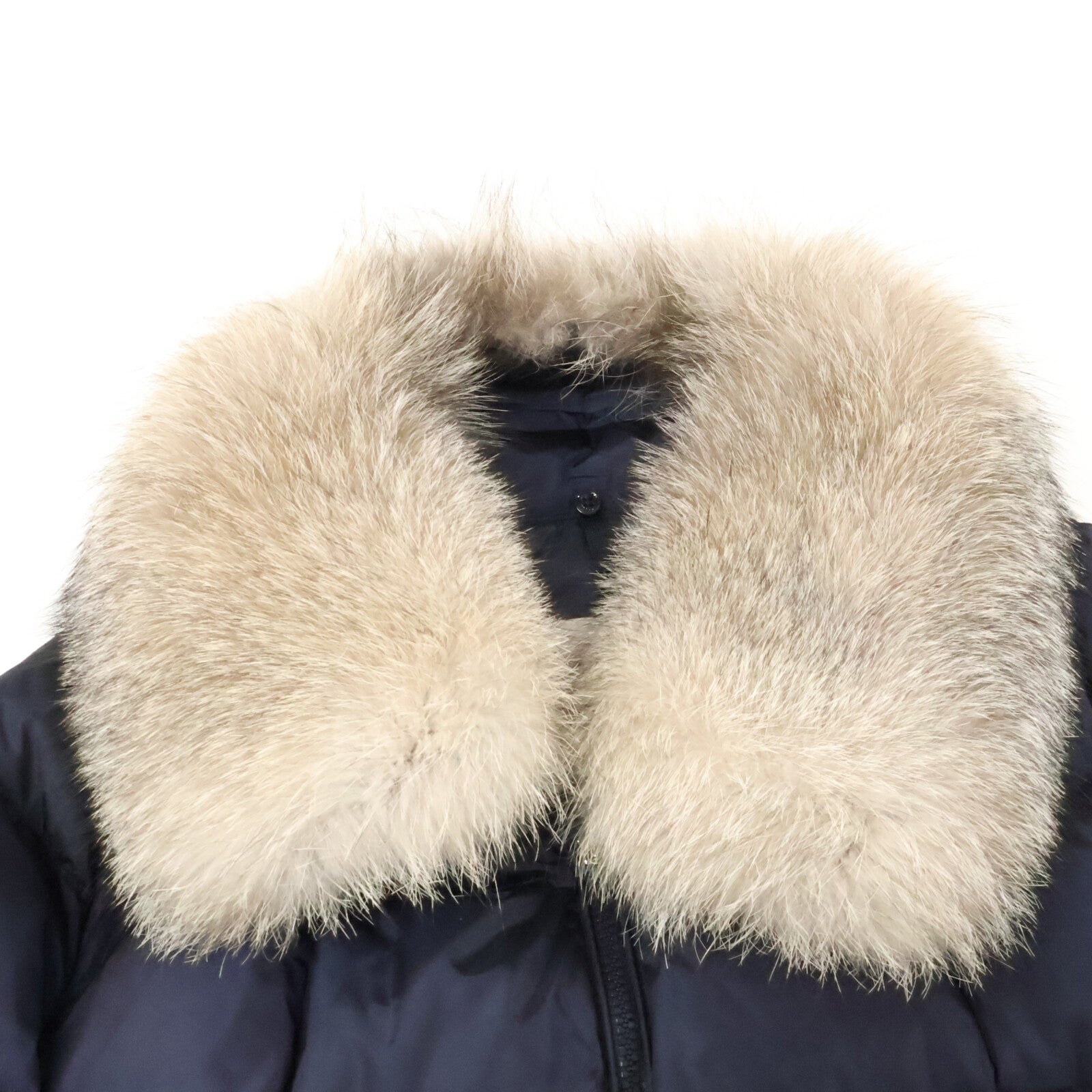 D20934934520 HIRONDELLE Irondelle Fur Down Coat Size 3 Ladies