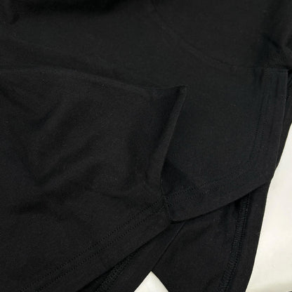 ENFOLD エンフォルド 26SS 300JS280-0231 ブラック コットン PLATE LONG-SLEEVE T-SHIRT ロンT トップス