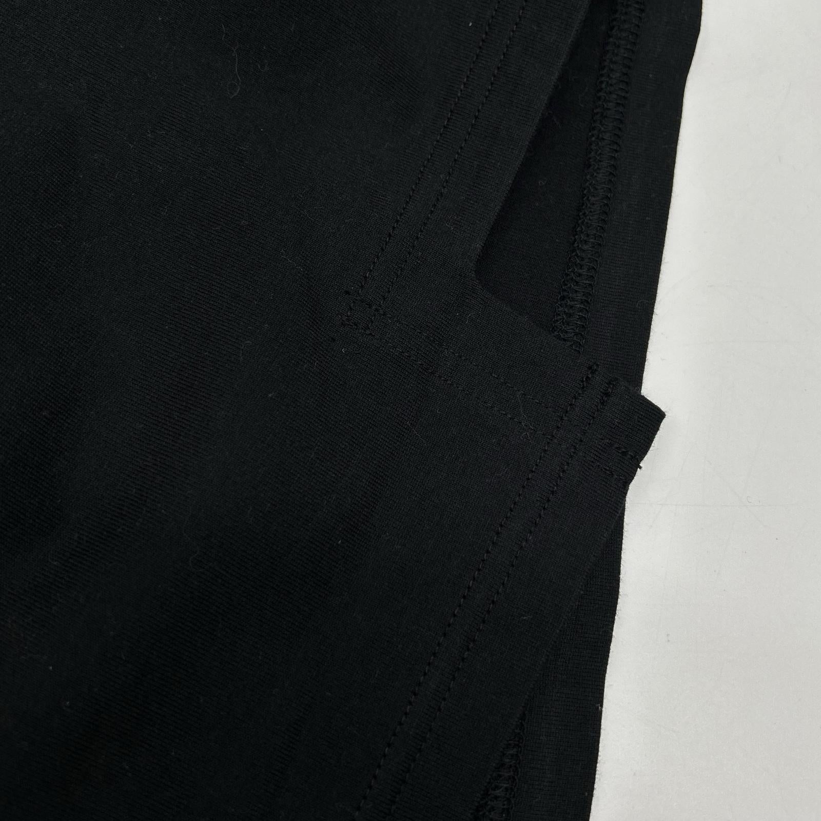 ENFOLD エンフォルド 26SS 300JS280-0231 ブラック コットン PLATE LONG-SLEEVE T-SHIRT ロンT トップス
