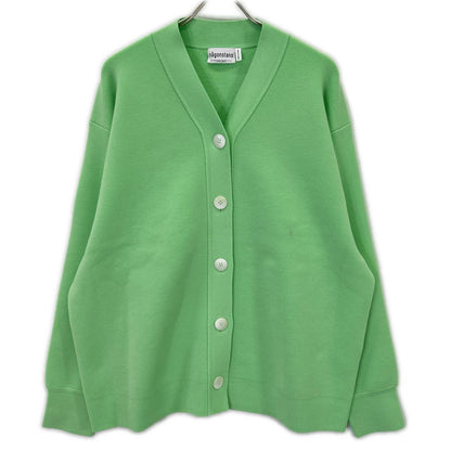 nagonstans 26SS 470JS870-0081 Light Green Wool Blend Over Cardigan Top