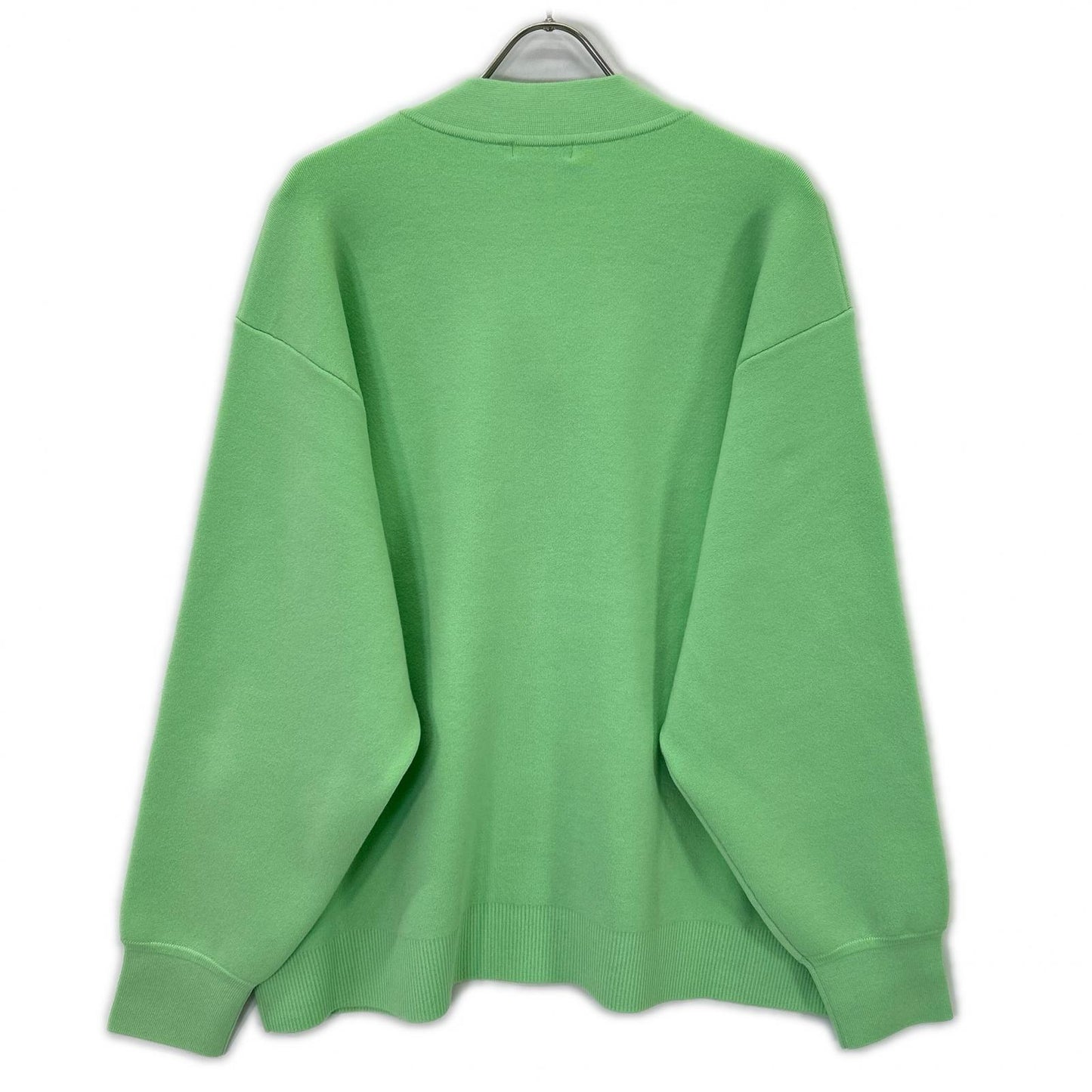 nagonstans 26SS 470JS870-0081 Light Green Wool Blend Over Cardigan Top