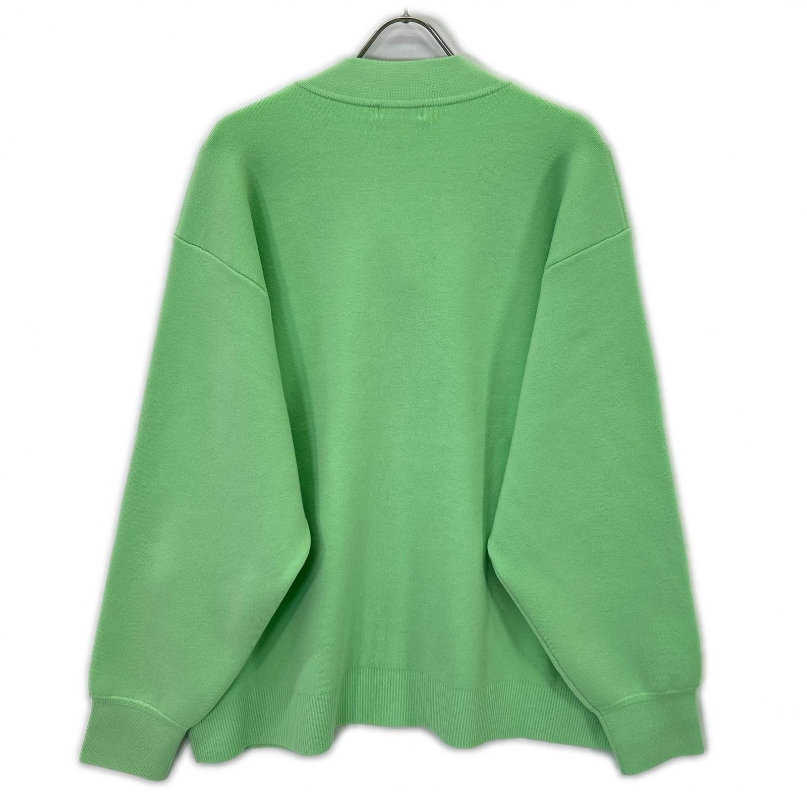 nagonstans 26SS 470JS870-0081 Light Green Wool Blend Over Cardigan Top