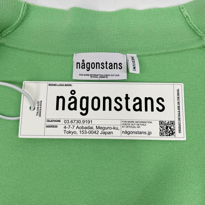 nagonstans ナゴンスタンス 26SS 470JS870-0081 ライトグリーン ウール混 over cardigan/オーバーニットカーディガン トップス
