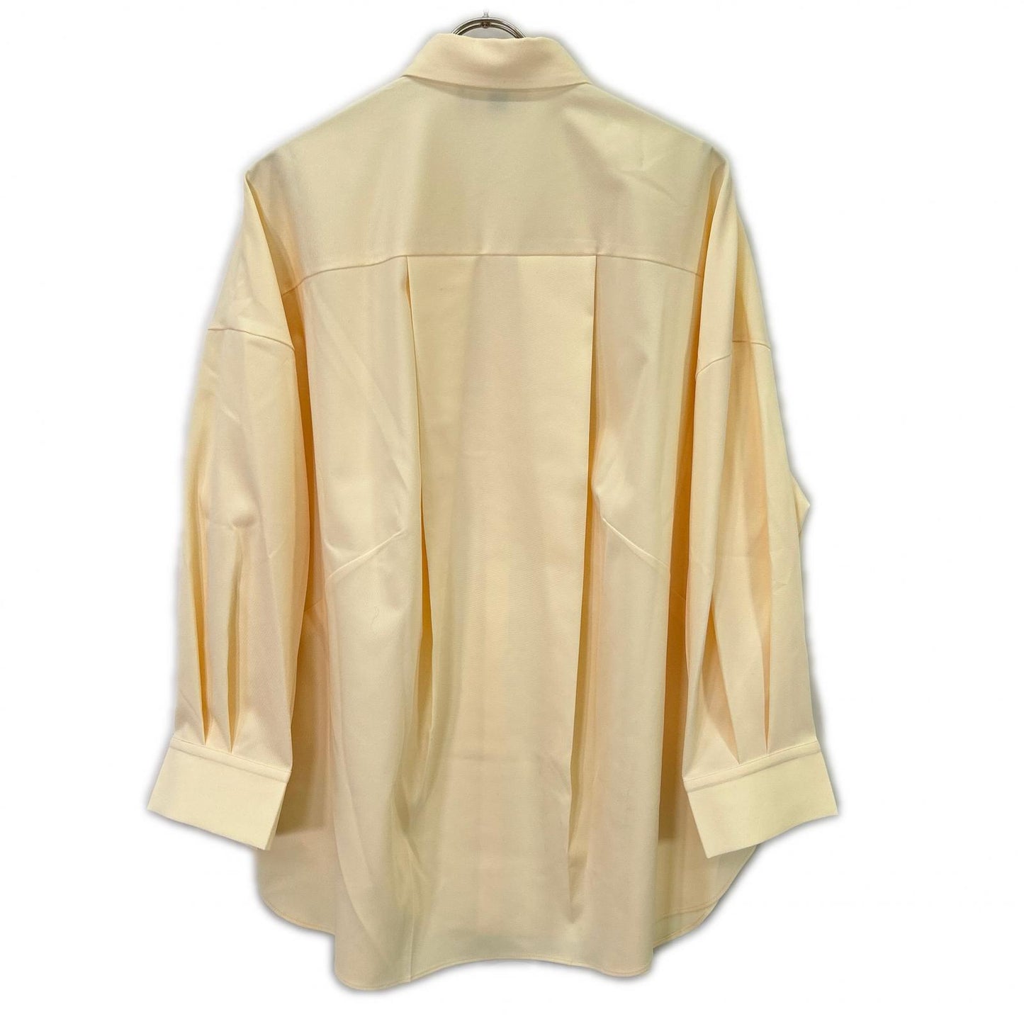 nagonstans 26SS 470JS430-0261 Beige Polyester Loose Center Crease Shirt Top