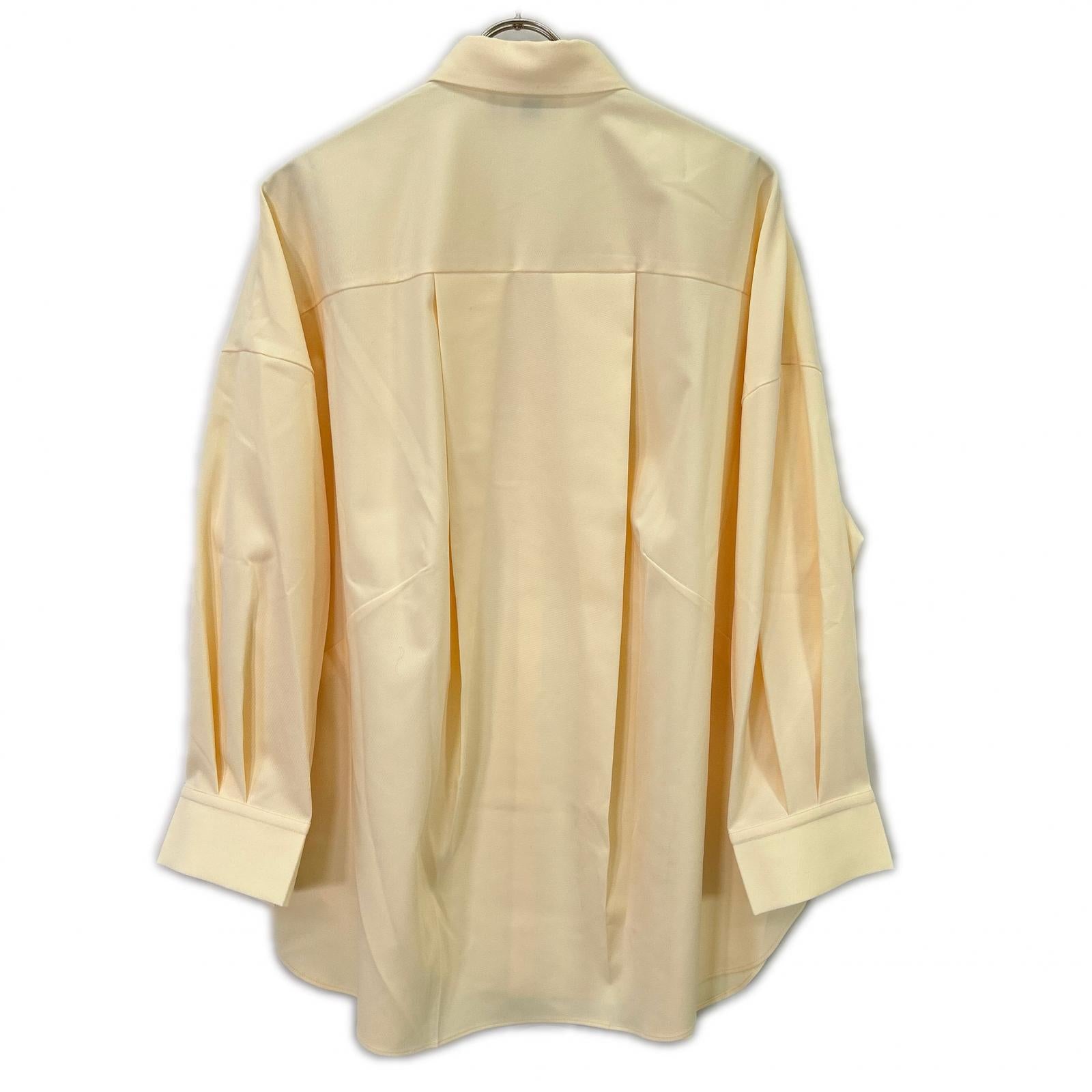 nagonstans ナゴンスタンス 26SS 470JS430-0261 ベージュ ポリエステル loose center crease shirt トップス