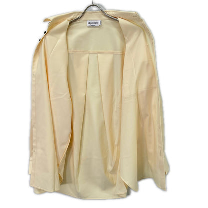 nagonstans 26SS 470JS430-0261 Beige Polyester Loose Center Crease Shirt Top