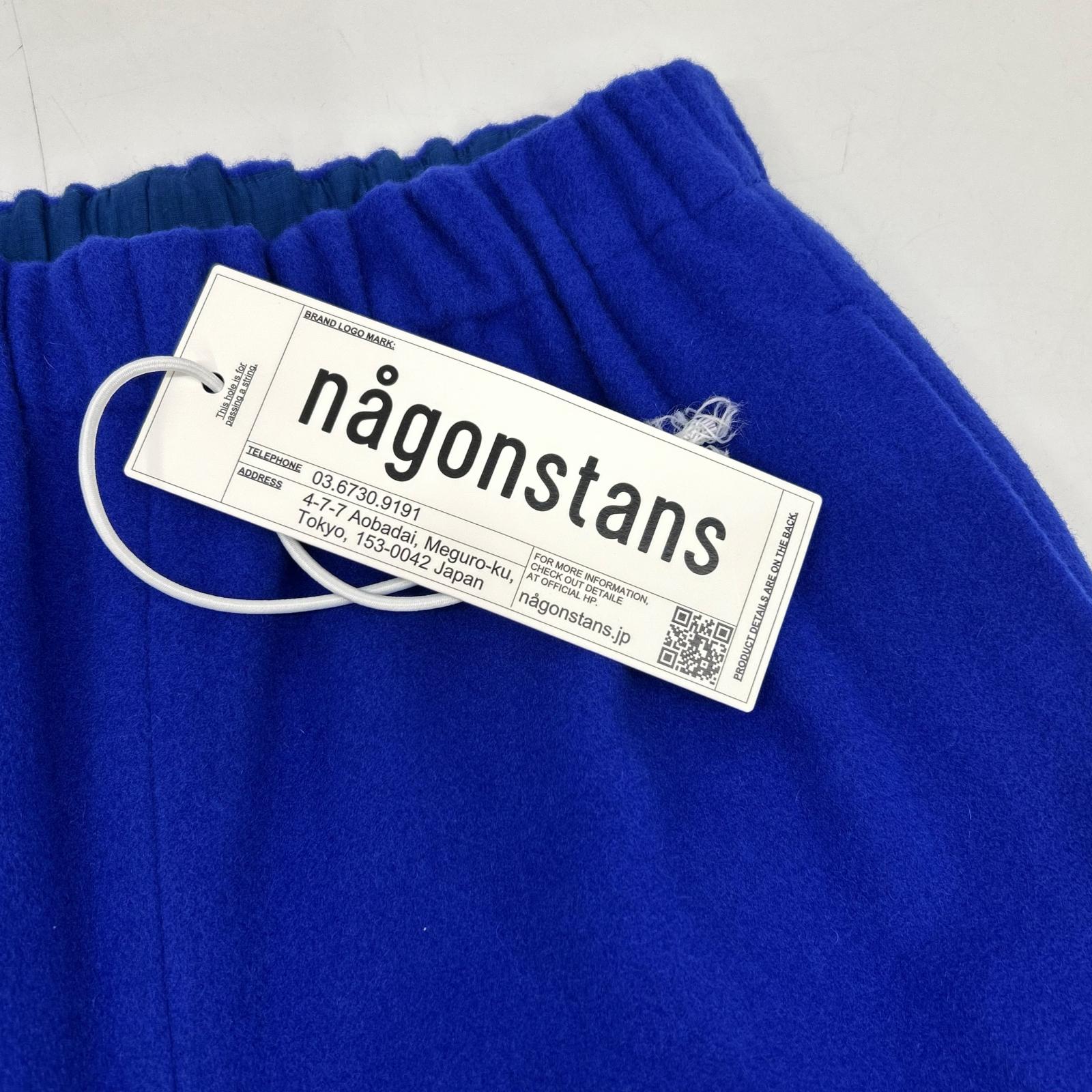 nagonstans ナゴンスタンス 25AW 470IA431-1171 天蓝色 羊毛茧型裤/锥形针织裤 下装 SMALL