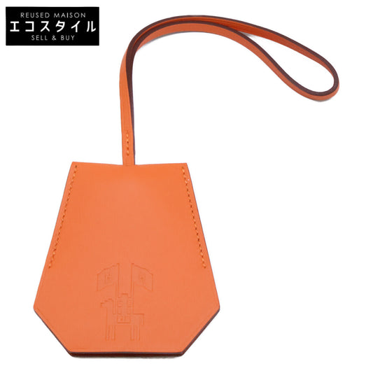 HERMES Hermes [Beautiful condition] Years Gift 2024 Silver Hardware Veau Swift Clochette Charm Other