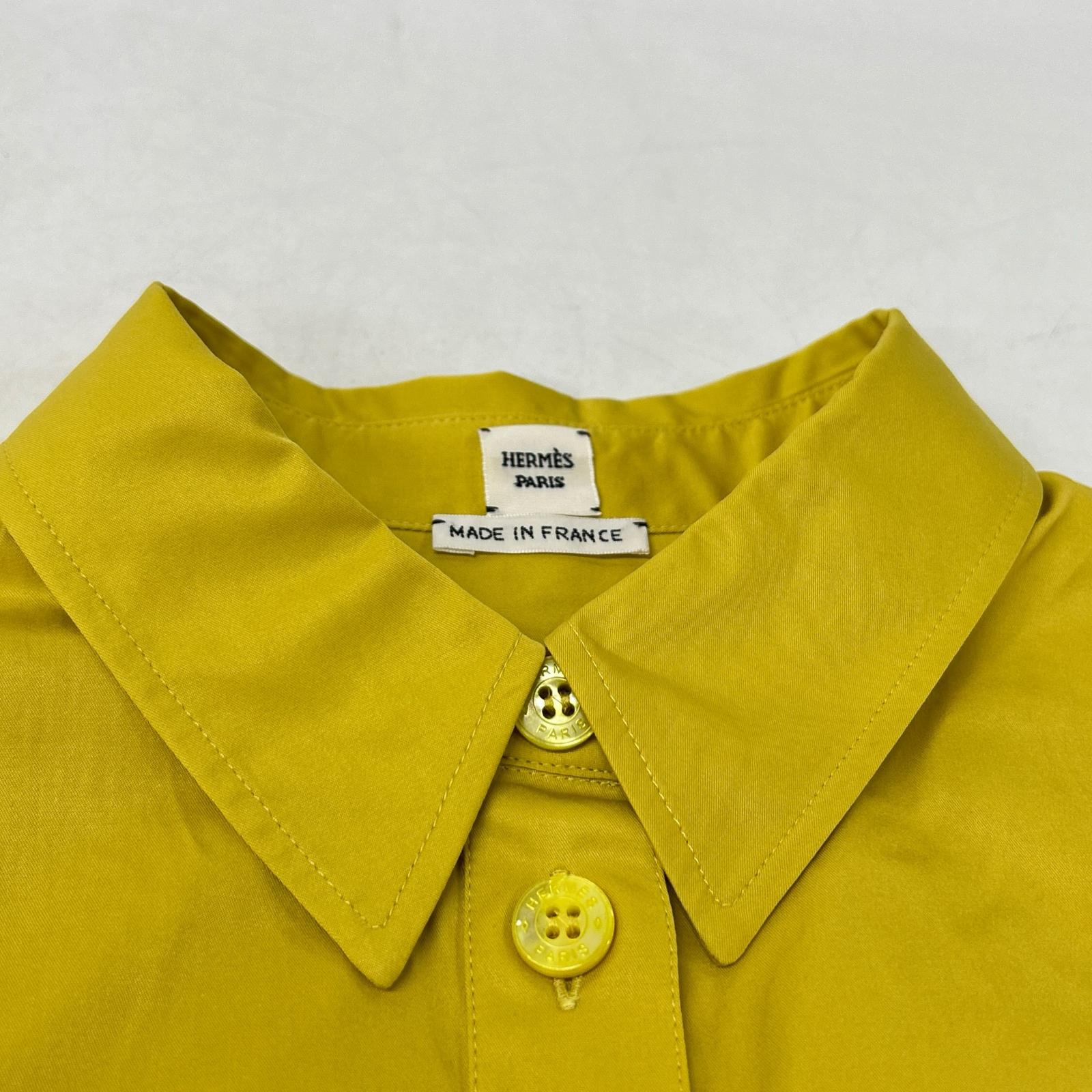 HERMES エルメス 【国内正規/24SS】4E0546DV DRESS SHIRT INSPIRATION シャツ ワンピース