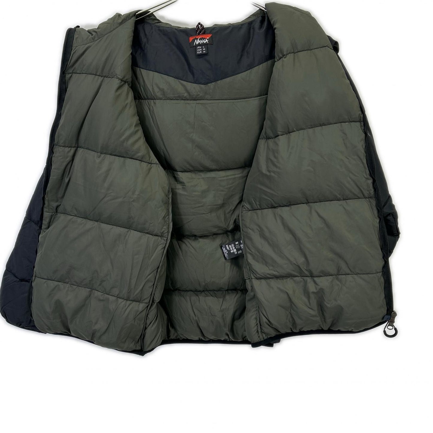 NANGA Nanga Black Light Weight Playland Down Jacket Hooded Down Jacket L