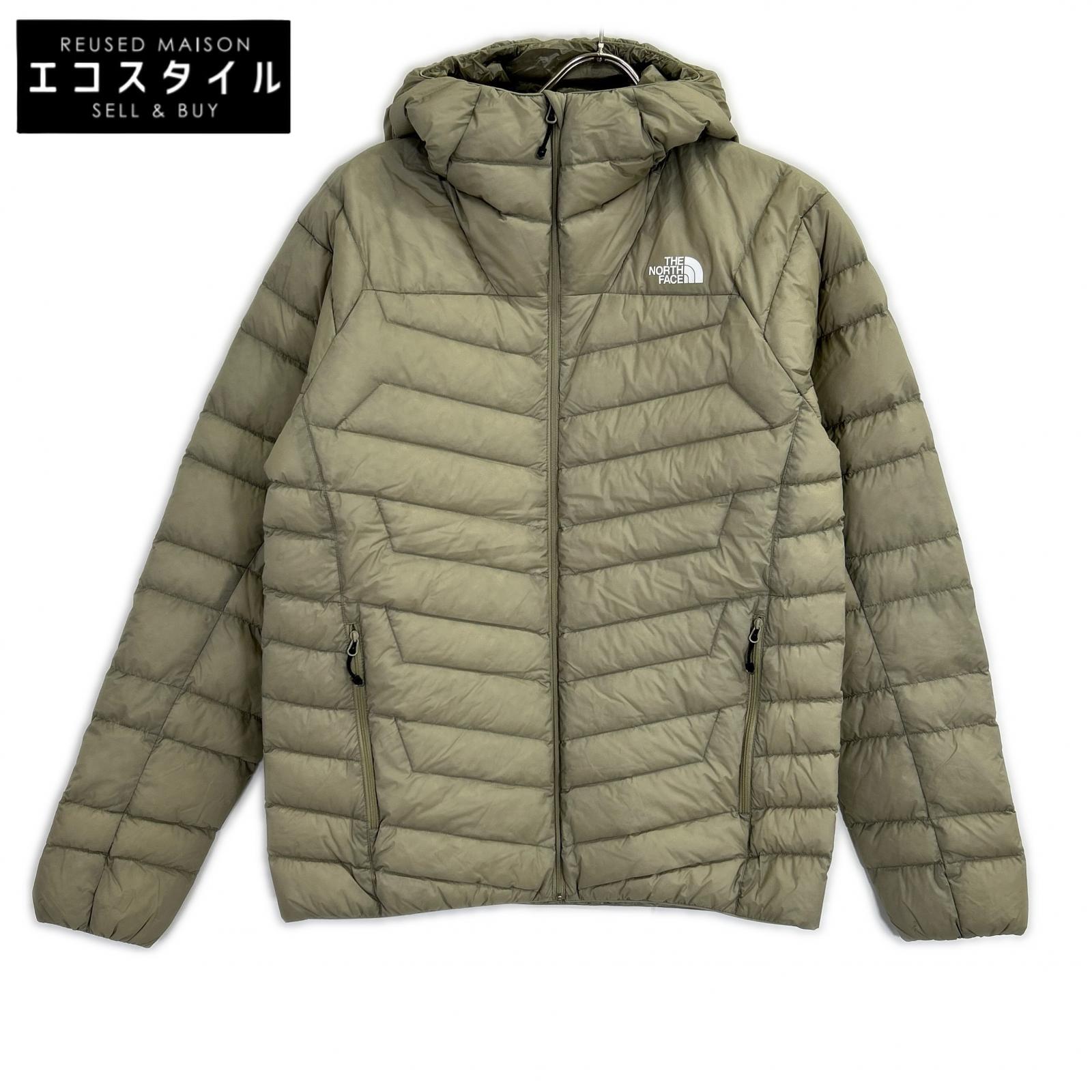 THE NORTH FACE 乐斯菲斯 NY82311 黏土灰 Thunder Hoodie 雷电连帽衫 连帽羽绒服 夹克 L