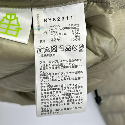 THE NORTH FACE 乐斯菲斯 NY82311 黏土灰 Thunder Hoodie 雷电连帽衫 连帽羽绒服 夹克 L