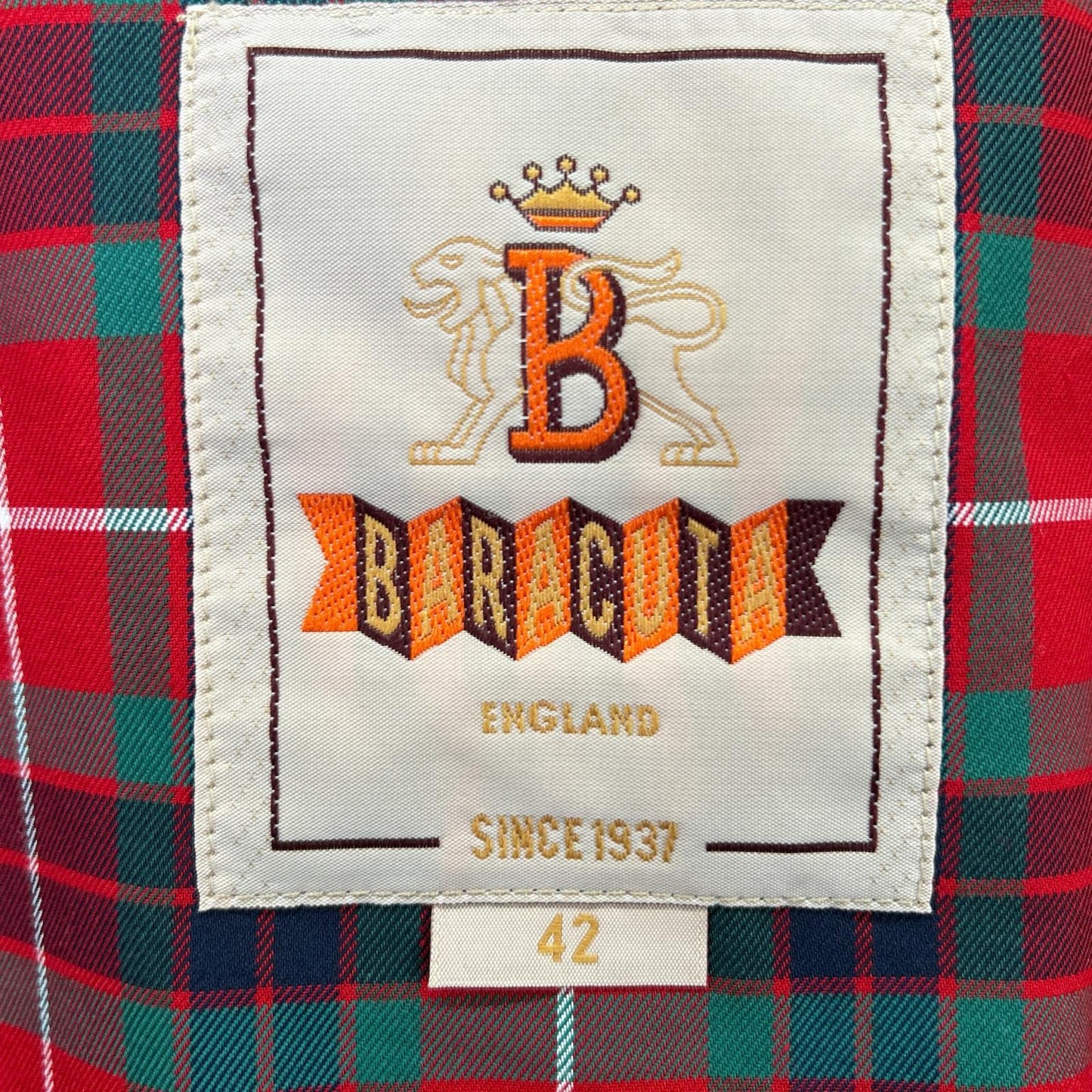 BARACUTA BRCPS0001 Khaki Made in UK G9 Harrington Jacket Swing Top Jacket