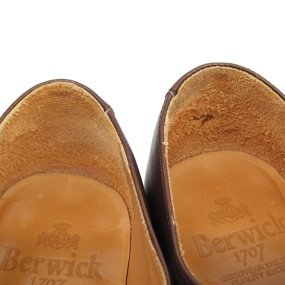 BERWICK 乐福鞋 直头正装鞋 男士 深棕色 6 1/2 5224BCDA 鞋子