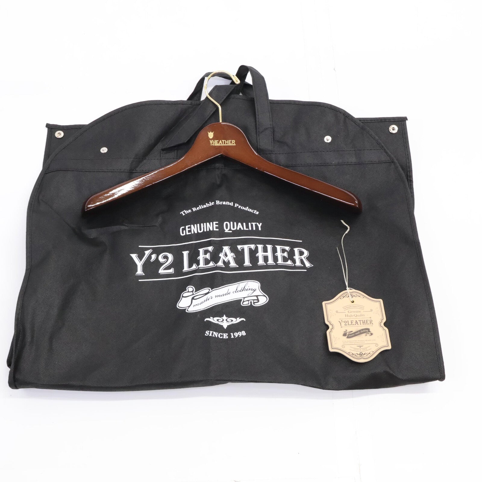 Y'2 LEATHER Y'2皮革 黑色 TYPE A-2 ECO HORSE PIGMENT 1.3mm 飞行夹克