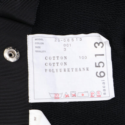sacai サカイ 【美品/23年製】23-06513 s Sweat Jersey Pullover クロップド スウェットシャツ/ トップス