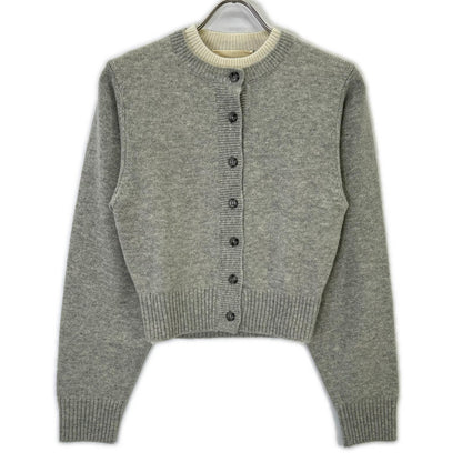 THE SHISHIKUI Shishikui Wool Urami Long Sleeve Button Cardigan Top