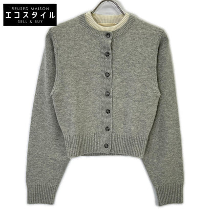 THE SHISHIKUI Shishikui Wool Urami Long Sleeve Button Cardigan Top