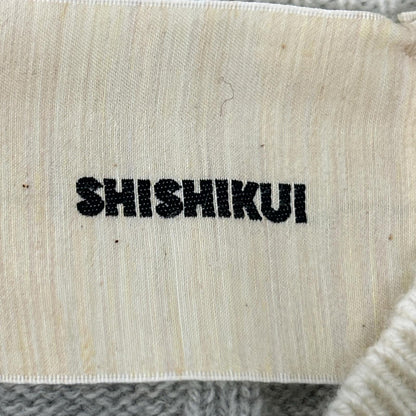 THE SHISHIKUI Shishikui Wool Urami Long Sleeve Button Cardigan Top