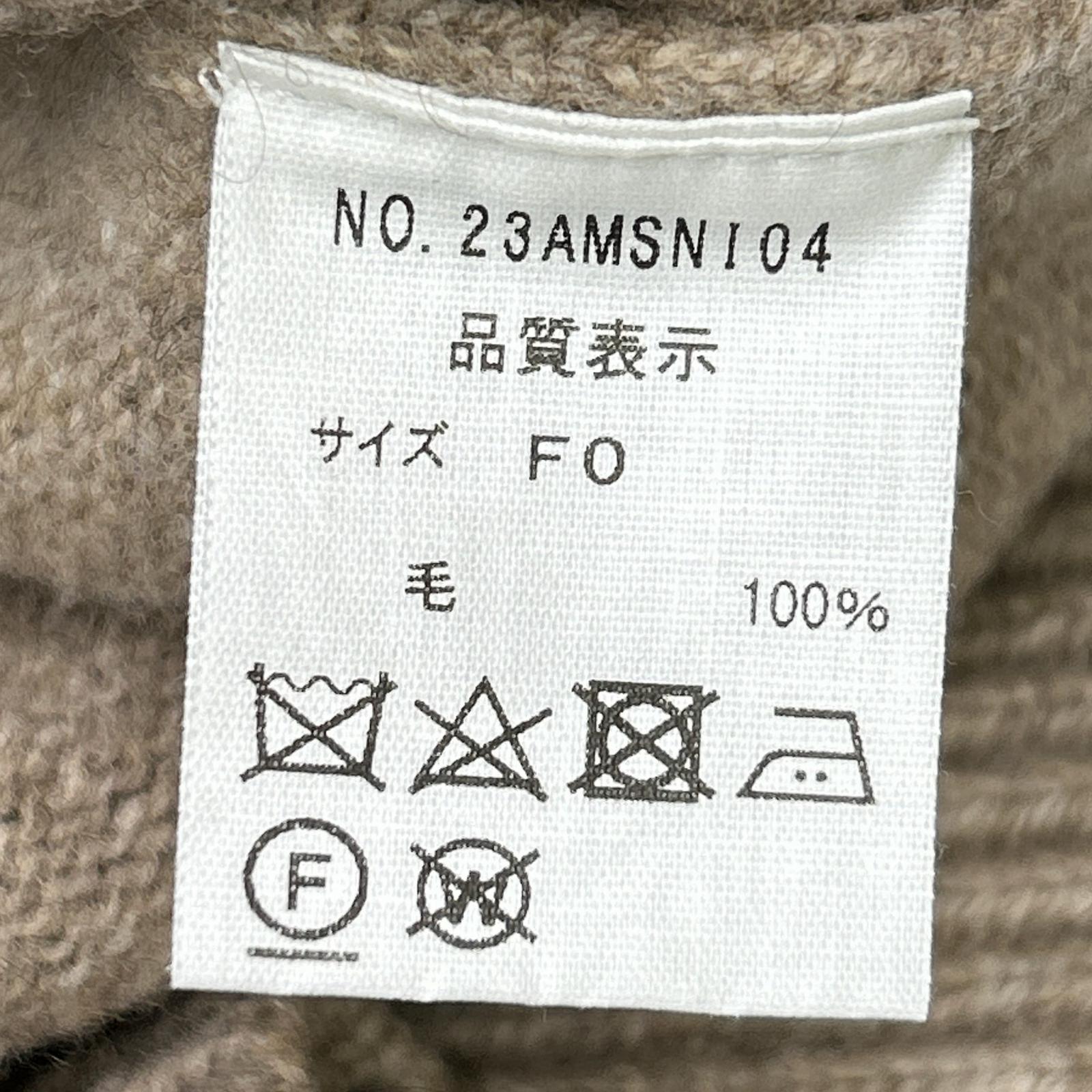 THE SHINZONE ザ　シンゾーン ｷｬﾒﾙ GENERAL KNIT ｾｰﾀｰ トップス FO