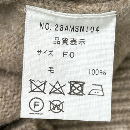 THE SHINZONE ザ　シンゾーン ｷｬﾒﾙ GENERAL KNIT ｾｰﾀｰ トップス FO