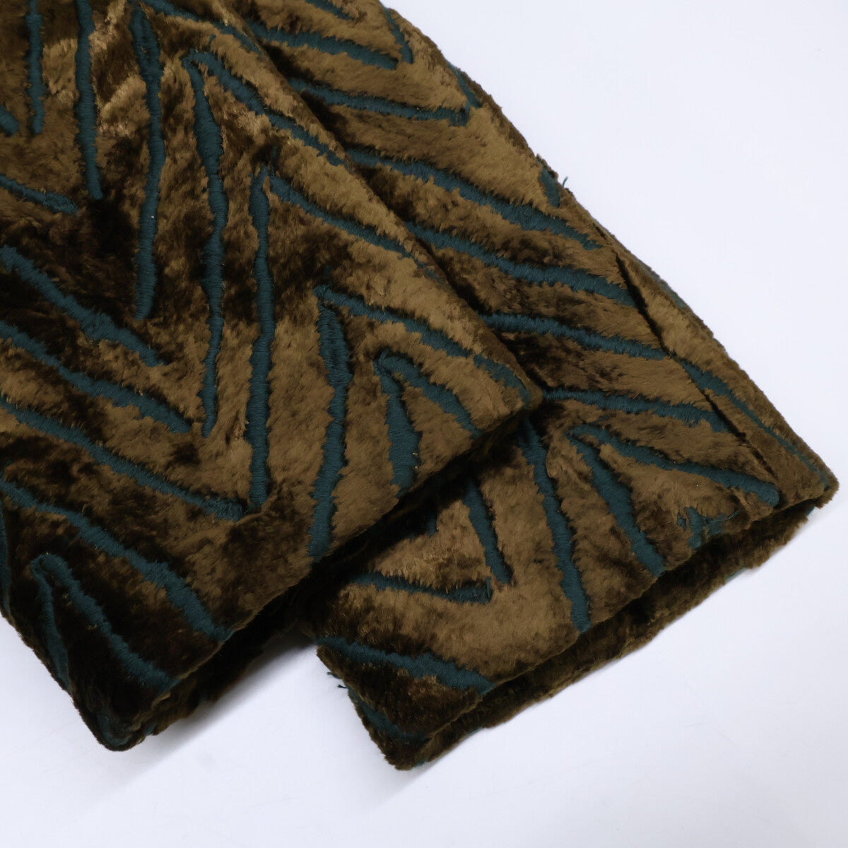 mina perhonen 皆川明 【美品/25-26AW】ada6812 knoll 诺尔 人字纹无领大衣 40