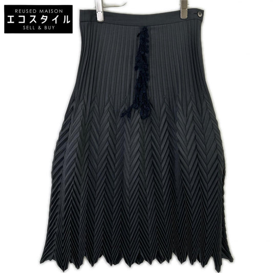 mina perhonen 25SS ads5413 floraleaf Pleated Skirt