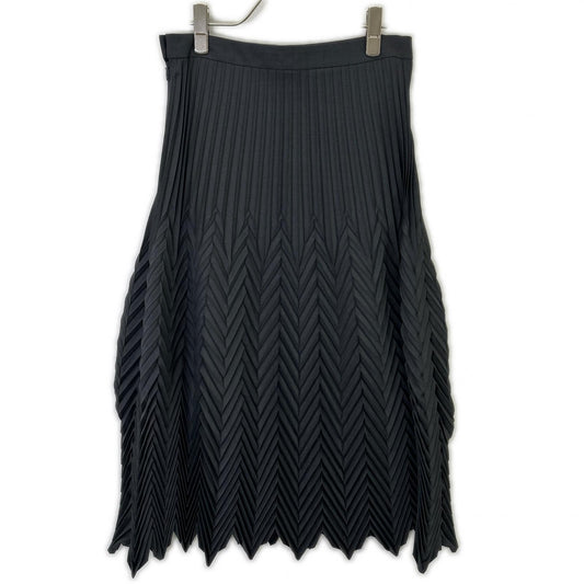 mina perhonen 25SS ads5413 floraleaf Pleated Skirt