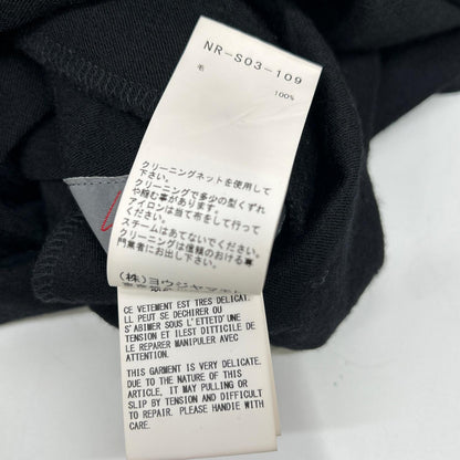 YOHJI YAMAMOTO +NOIR 山本耀司副线 NR-S03-109 黑色 不对称设计 侧拉链 长裙 半身裙