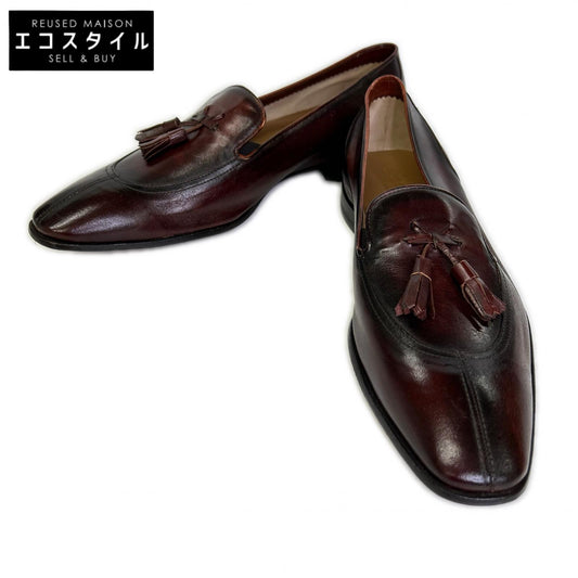 Stefano Branchini ステファノブランキーニ 【新品同様】レザー タッセルローファー シューズ