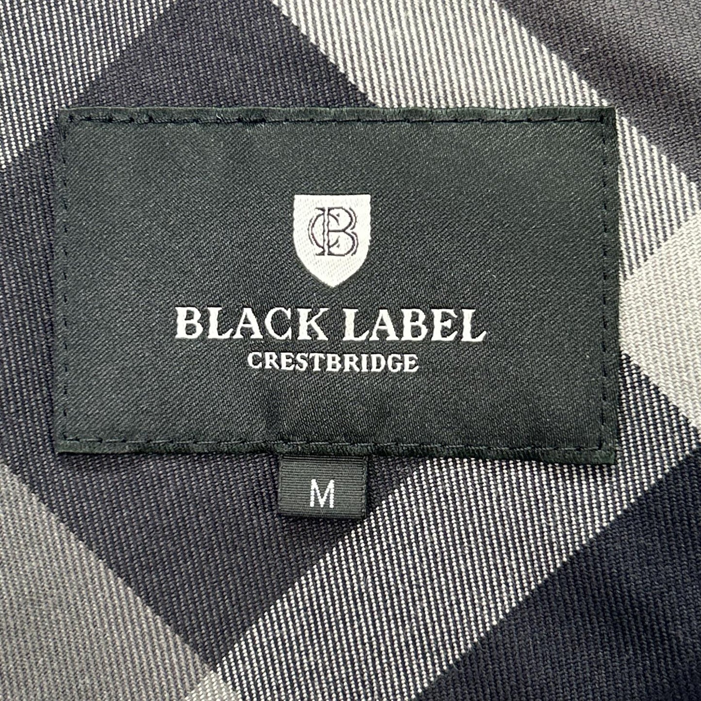 BURBERRY BLACK LABEL Grey Cotton Herringbone 2B Single Jacket Jacket M