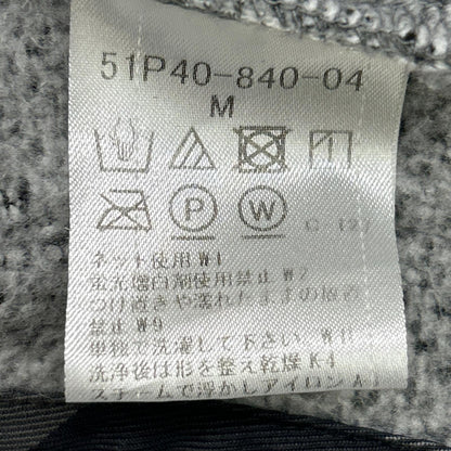 BURBERRY BLACK LABEL Grey Cotton Herringbone 2B Single Jacket Jacket M
