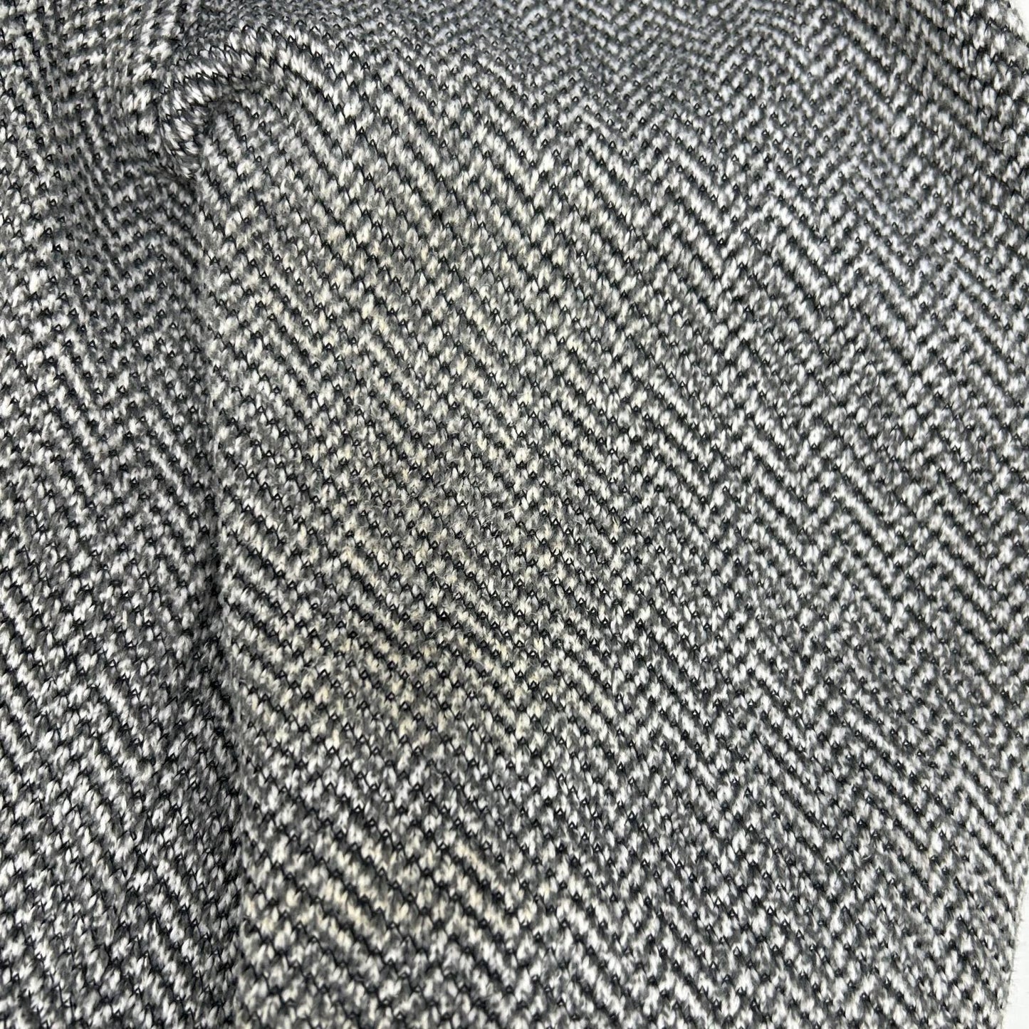 BURBERRY BLACK LABEL Grey Cotton Herringbone 2B Single Jacket Jacket M