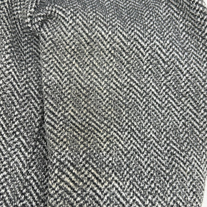 BURBERRY BLACK LABEL Grey Cotton Herringbone 2B Single Jacket Jacket M