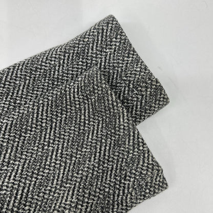 BURBERRY BLACK LABEL Grey Cotton Herringbone 2B Single Jacket Jacket M