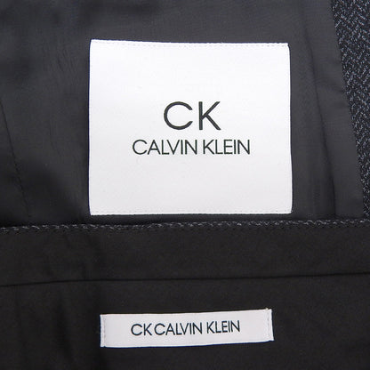 CalvinKlein カルバンクライン ウール ヘリンボーン 2B シングル ジャケットパンツ セットアップ スーツ メンズ グレー 36 30 スーツ セットアップ