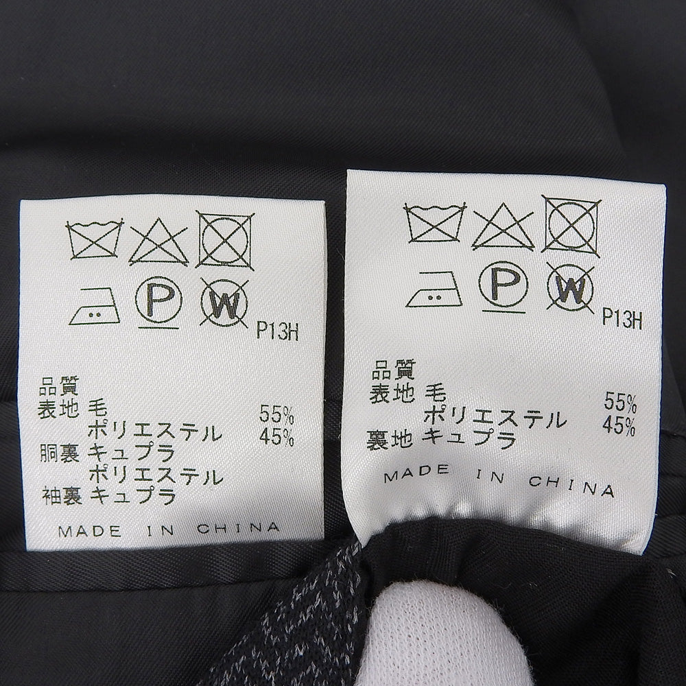 CalvinKlein カルバンクライン ウール ヘリンボーン 2B シングル ジャケットパンツ セットアップ スーツ メンズ グレー 36 30 スーツ セットアップ