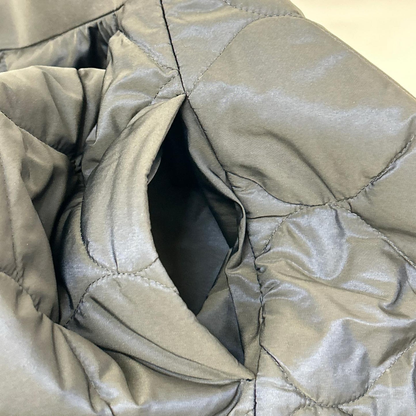 ENFOLD 半身裙 300AA131-2790 海军蓝 涤纶 不规则下摆 绗缝喇叭裙