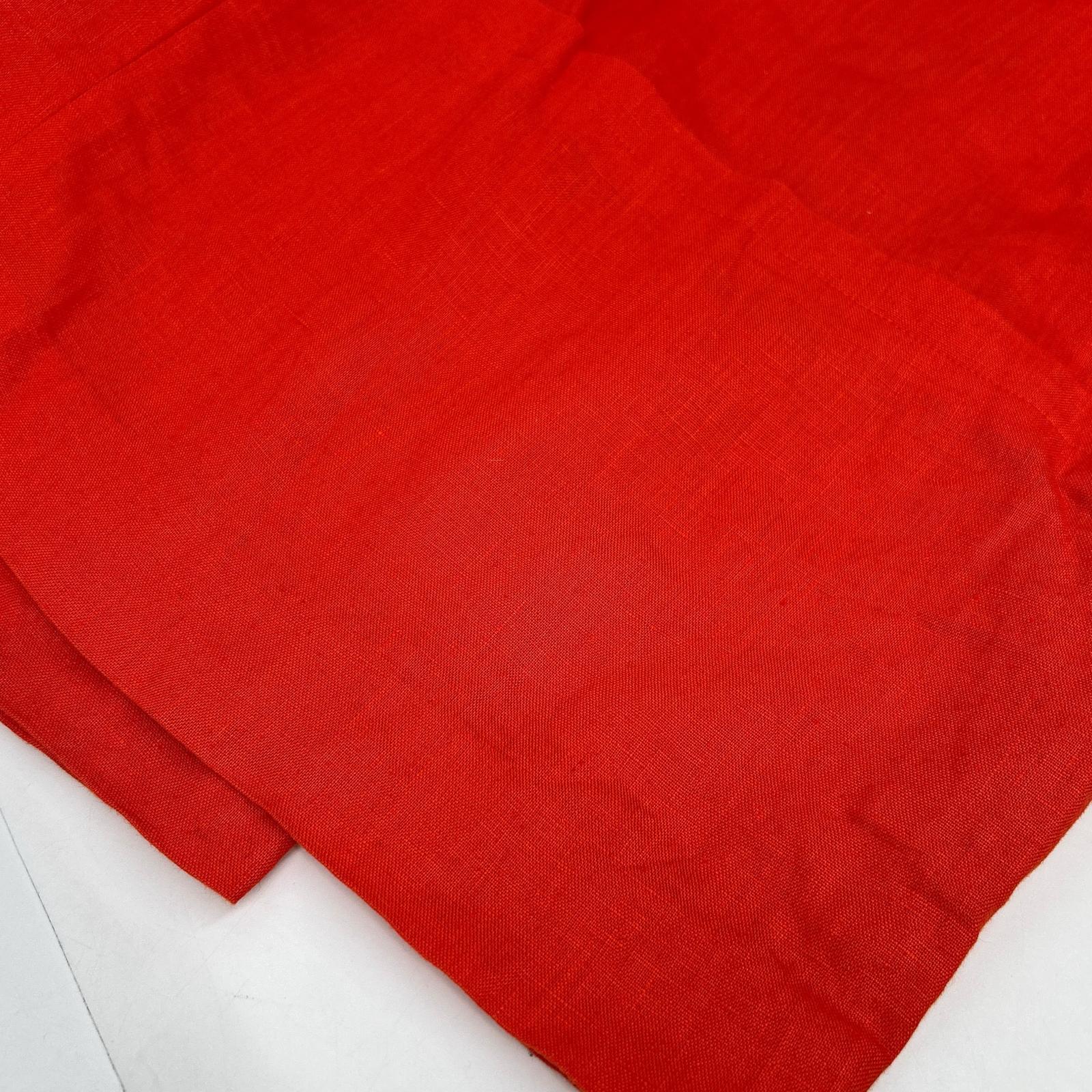 ENFOLD 300BS431-3980 Orange Linen Wide Long Pants Bottoms 38