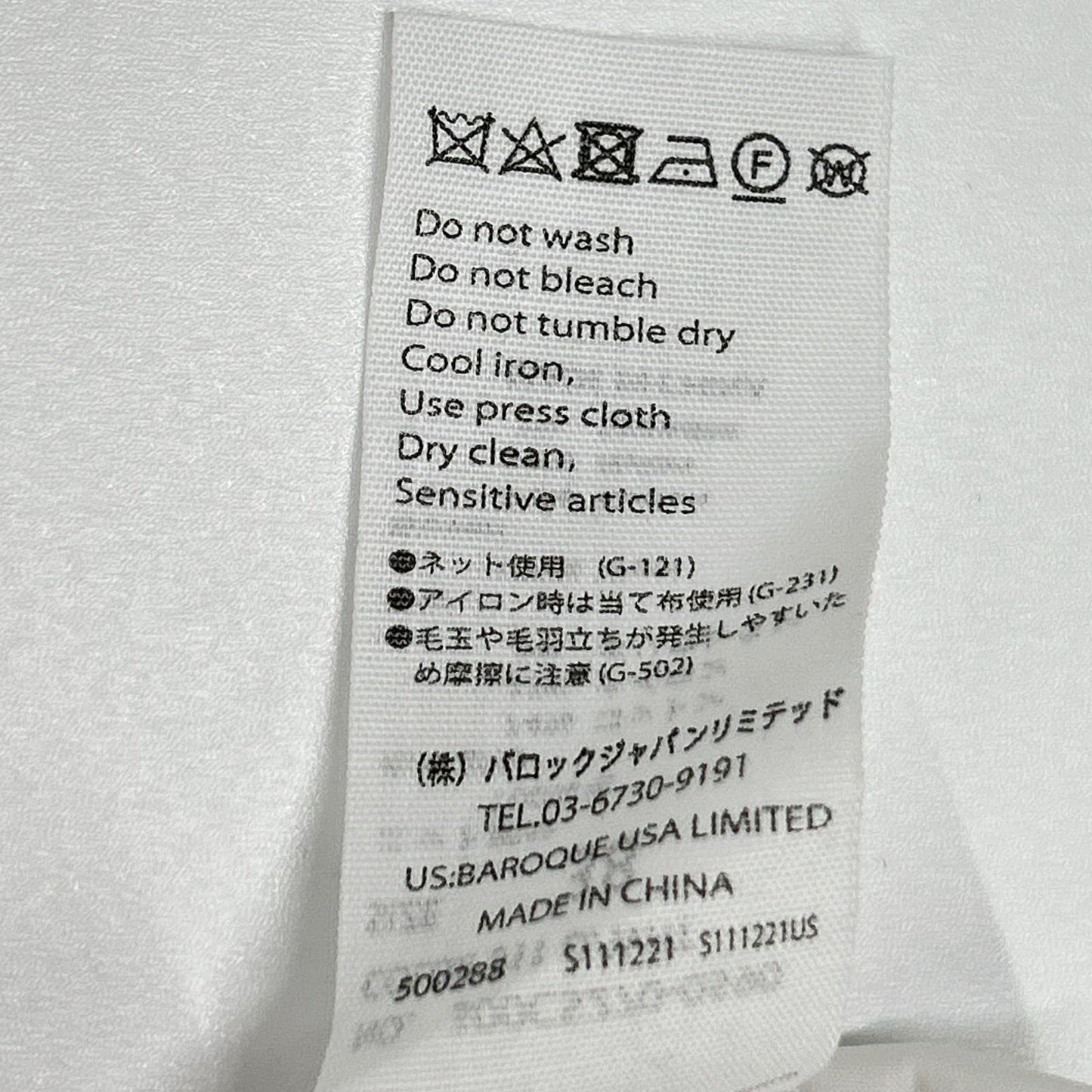 ENFOLD エンフォルド 300CS270-0590 ホワイト×ベージュ アシンメトリーテールカット シャツブラウス トップス