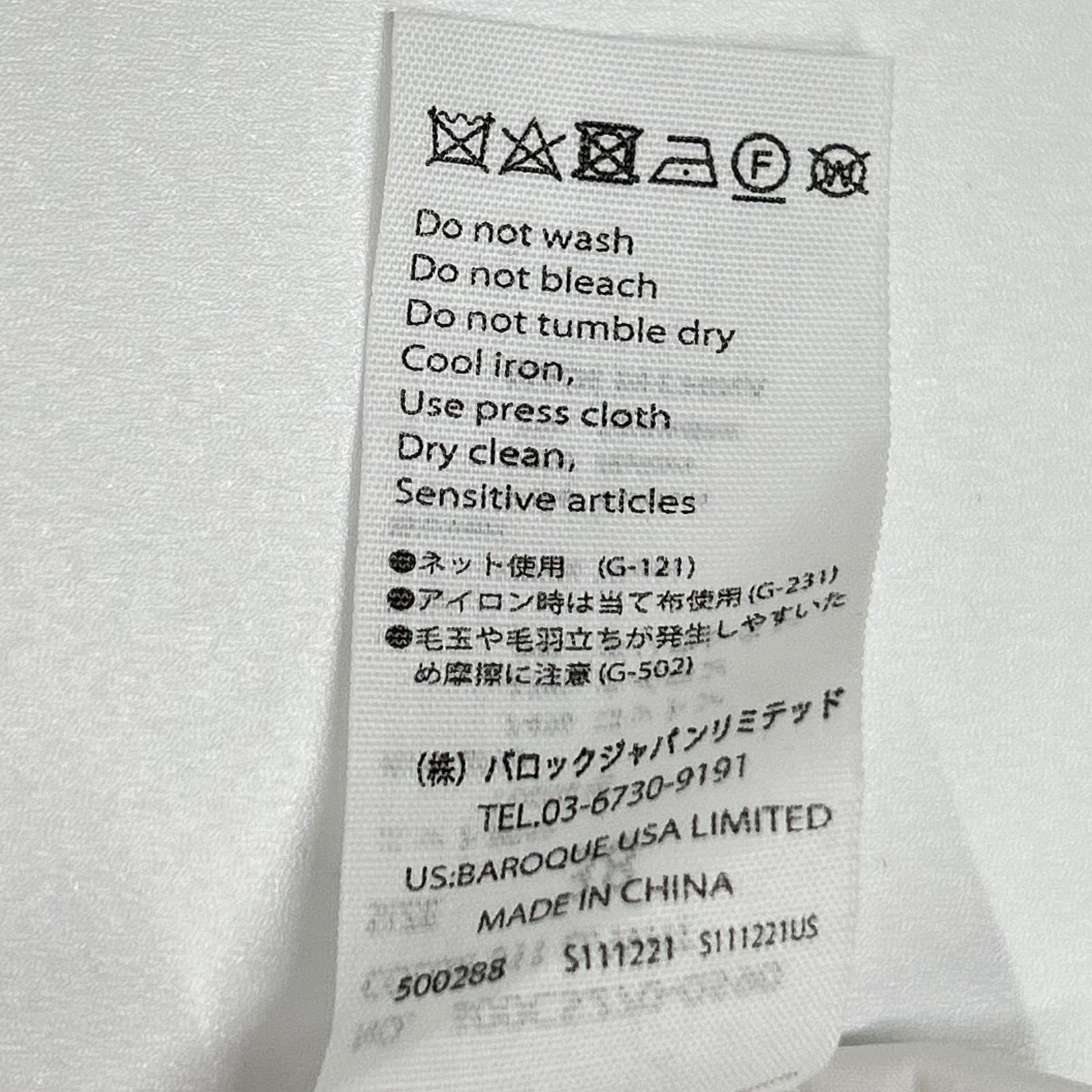 ENFOLD エンフォルド 300CS270-0590 ホワイト×ベージュ アシンメトリーテールカット シャツブラウス トップス