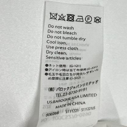 ENFOLD エンフォルド 300CS270-0590 ホワイト×ベージュ アシンメトリーテールカット シャツブラウス トップス
