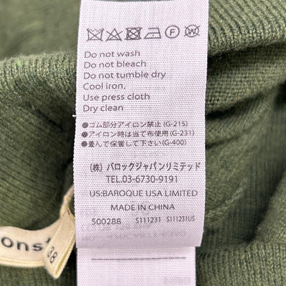 nagonstans ナゴンスタンス 470CA871-6350 グリーン ウール×ナイロン バルーンニットスカート スカート