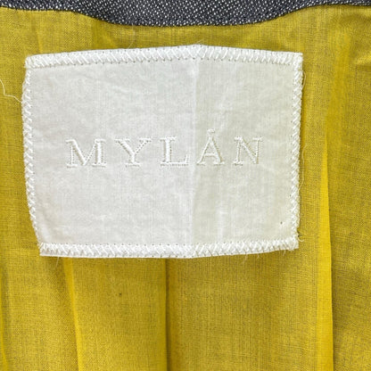 MYLAN マイラン MY21SS-OP021 ストーン/グレー パガニーニ社製リネン Box Pleated Dress/ボックスプリーツドレスワンピース ワンピース
