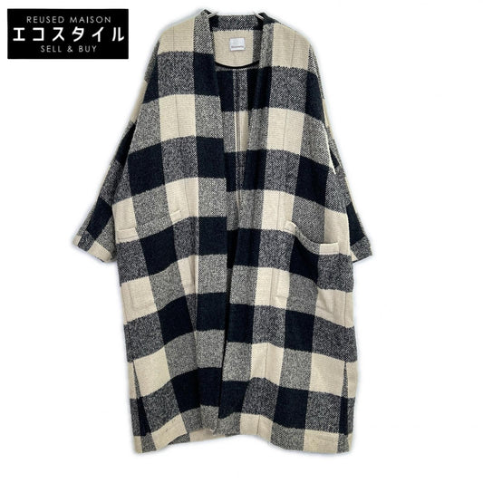 Honnete オネット 23AW HO-23AW CO19/CH ベージュ×グレー ループツイードチェック Dolman Gown Coat/ドルマンガウンコート コート
